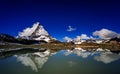 Matterhorn, reflection in the lake.