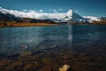 Matterhorn reflection in the lake