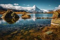 Matterhorn reflection in the lake