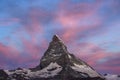 Matterhorn sunrise Royalty Free Stock Photo