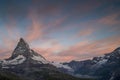 Matterhorn sunrise Royalty Free Stock Photo