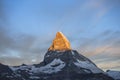 Matterhorn sunrise Royalty Free Stock Photo