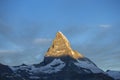 Matterhorn sunrise Royalty Free Stock Photo