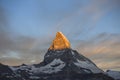 Matterhorn sunrise Royalty Free Stock Photo