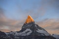 Matterhorn sunrise Royalty Free Stock Photo