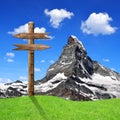 Matterhorn - Swiss alps Royalty Free Stock Photo