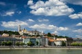 Matthias Church. Castle Hill in Budapest and Danube