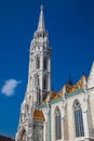 Matthias Church a Roman Catholic church located in front of the Fisherman Bastion Royalty Free Stock Photo