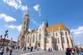 Matthias Church in Fisherman Bastion, Budapest, Hungary Royalty Free Stock Photo