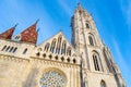 Matthias Church and Fisherman Bastion on Castle Hill in Budapest, Hungary Royalty Free Stock Photo