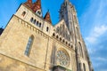 Matthias Church and Fisherman Bastion on Castle Hill in Budapest, Hungary Royalty Free Stock Photo