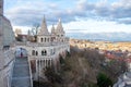 Matthias Church and Fisherman Bastion on Castle Hill in Budapest, Hungary Royalty Free Stock Photo