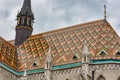 Matthias church in Hungarian Budapest with colorful roof Royalty Free Stock Photo