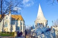 Fisherman\'s Bastion and Matthias Church square Budapest