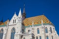 Matthias Church a Roman Catholic church located in front of the Fisherman Bastion Royalty Free Stock Photo