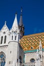 Matthias Church a Roman Catholic church located in front of the Fisherman Bastion Royalty Free Stock Photo