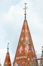 Matthias Church roof (Budapest, Hungary)