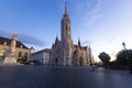 Matthias Church in twilight, Budapest Royalty Free Stock Photo