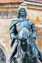 The Matthias Corvinus Monument by Janos Fadrusz in Cluj-Napoca, Romania Royalty Free Stock Photo