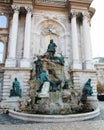 Matthias Fountain in Buda Castle, Budapest, Hungary Royalty Free Stock Photo