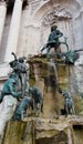 Matthias Fountain - Buda Castle - Budapest Royalty Free Stock Photo