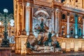 Matthias Fountain-is a monumental fountain group in the western forecourt of Buda Castle, Budapest. Hungary