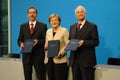 Matthias Platzeck, Angela Merkel, Edmund Stoiber