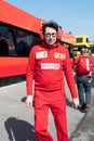 Mattia Binotto Ferrari Team boss portrait Royalty Free Stock Photo