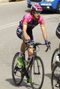 Mattia Cattaneo of Lampre-Merida Team Royalty Free Stock Photo