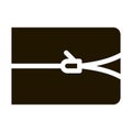 Mattress Cover Zipper Icon Illustration