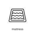 Mattress icon from Furniture and household collection.