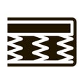 Mattress Springs Foam Icon Illustration