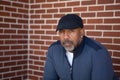 Mature African American man with a serious look. Royalty Free Stock Photo