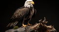 Mature American Bald Eagle, Portrait of wildlife Royalty Free Stock Photo