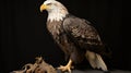 Mature American Bald Eagle, Portrait of wildlife Royalty Free Stock Photo