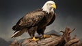 Mature American Bald Eagle, Portrait of wildlife Royalty Free Stock Photo