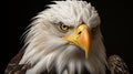 Mature American Bald Eagle, Portrait of wildlife Royalty Free Stock Photo