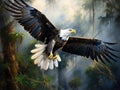 Mature bald eagle