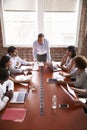 Mature Businessman Addressing Boardroom Meeting