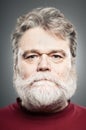 Mature Caucasian Man Blank Expression Portrait Royalty Free Stock Photo