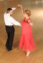 Mature couple ballroom dancing Royalty Free Stock Photo