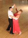 Mature couple ballroom dancing Royalty Free Stock Photo