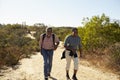 Mature Couple Hiking Outdoors In Countryside Together Royalty Free Stock Photo