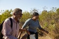 Mature Couple Hiking Outdoors In Countryside Together Royalty Free Stock Photo