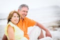 Mature couple on holidays Royalty Free Stock Photo