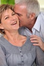 Mature couple laughing Royalty Free Stock Photo