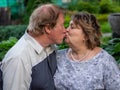 Mature couple resting in the Park