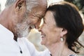 Mature couple still in love Royalty Free Stock Photo