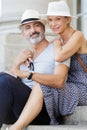 mature couple still in love Royalty Free Stock Photo