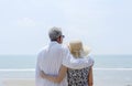 Mature couple vacationing at a resort Royalty Free Stock Photo